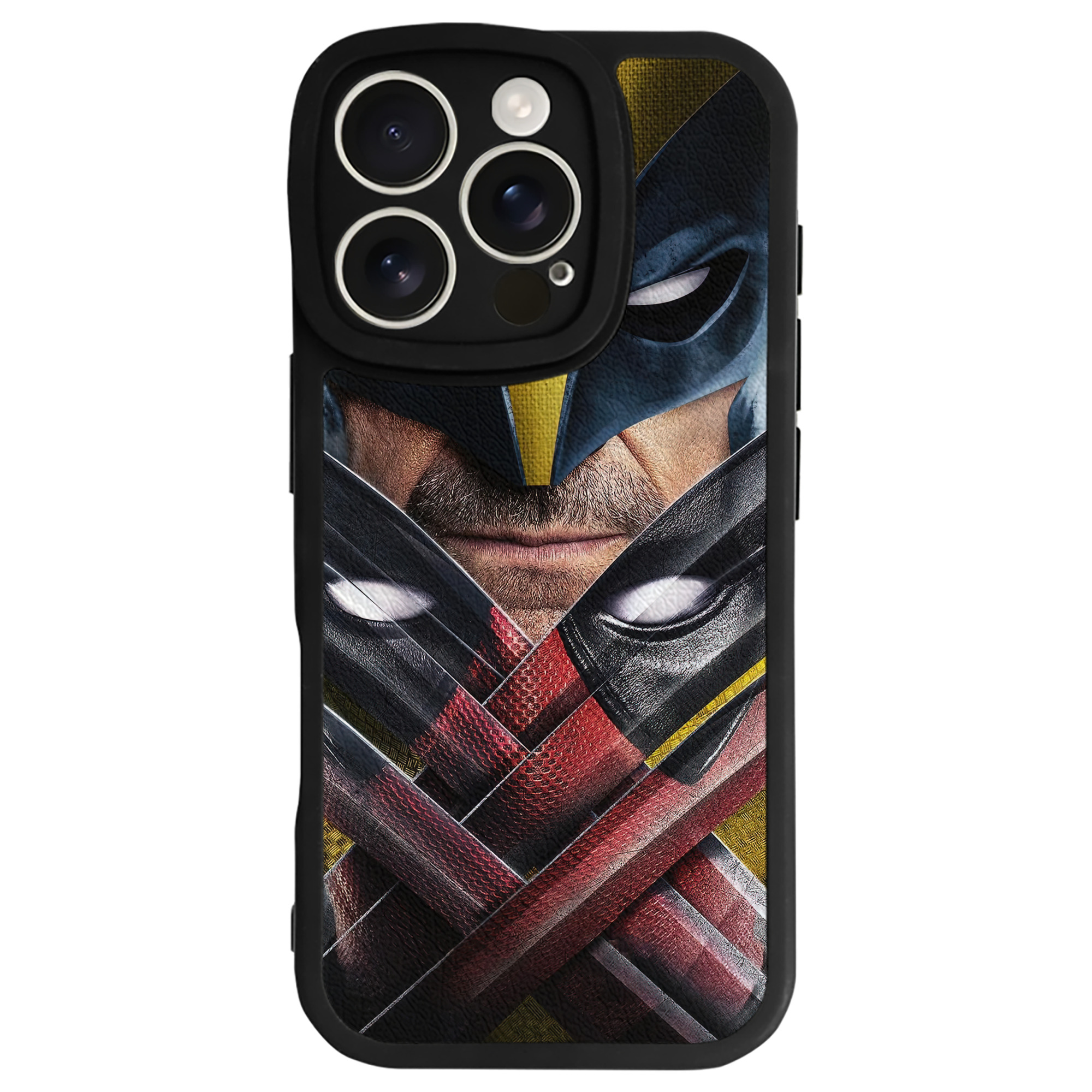 （画像用） Deadpool デッドプール 【iPhone 16シリーズ対応】シリコンスマホケース（レザー調） 材質：シリコン